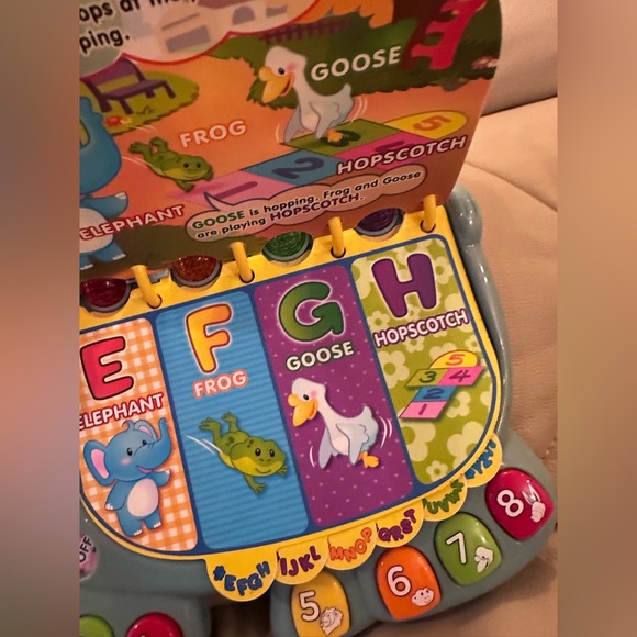 Vtech Touch and Teach Elephant Learning Educational Toy Numbers Alphabet Songs - Picture 8 of 11
